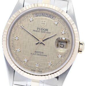 TUDOR Prince Date Day 76213 gold Dial Automatic Men's Watch_893546